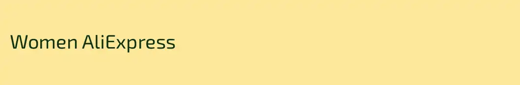Women AliExpress